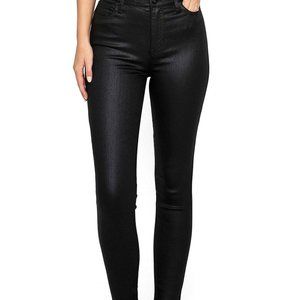 KENDALL + KYLIE Faux Leather Coated Kontour High Waist Skinny Pants  Sz:  5/27